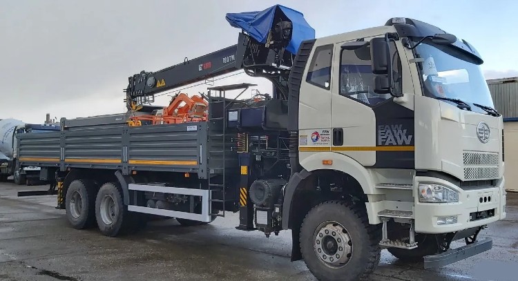 FAW Trucks Кран-манипулятор FAW 6x4 в лизинг