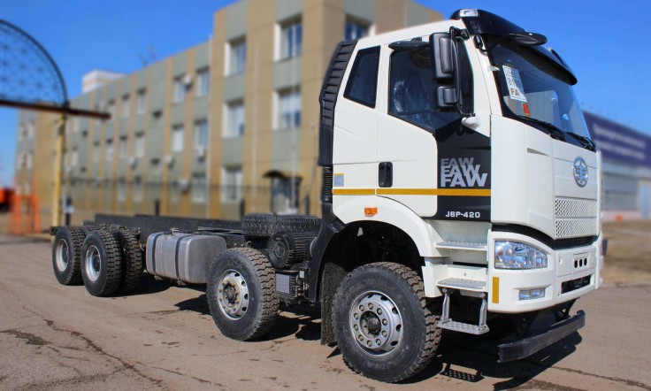 FAW Trucks Шасси FAW 8х4 в лизинг