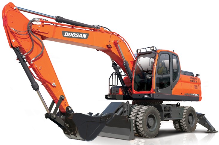 Doosan Колесный экскаватор Doosan DX190W в лизинг