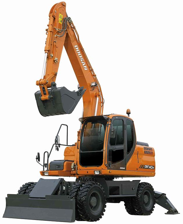 Doosan Колесный экскаватор Doosan DX140W в лизинг