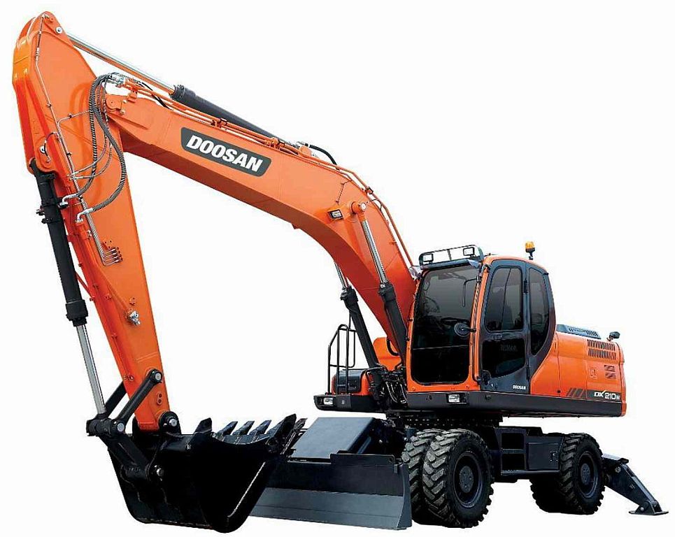 Doosan Колесный экскаватор Doosan DX210W в лизинг